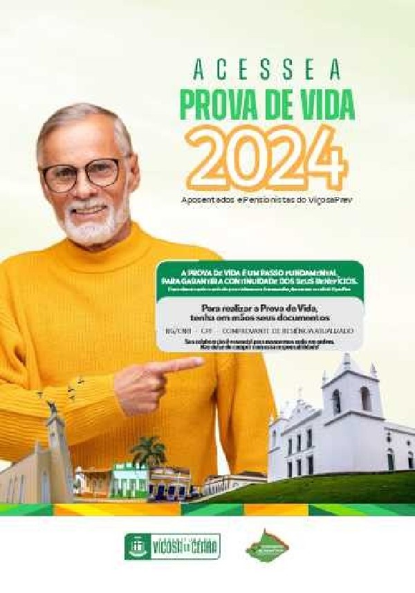 Viçosa-Prev convoca aposentados e pensionistas para realização de Prova de Vida