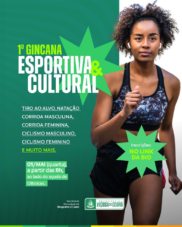 1ª Gincana Esportiva e Cultural!