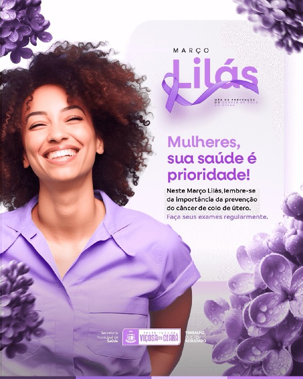 Março Lilás: Prevenir é cuidar!